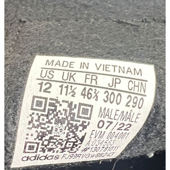 Adidas Samba Classic Men's Size 12 US 034563 Black Leather Athletic Shoes - Picture 6 of 10